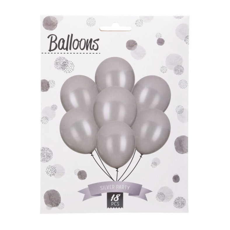 Laden Sie das Bild in Galerie -Viewer, Ballonnen zilver, 18st.