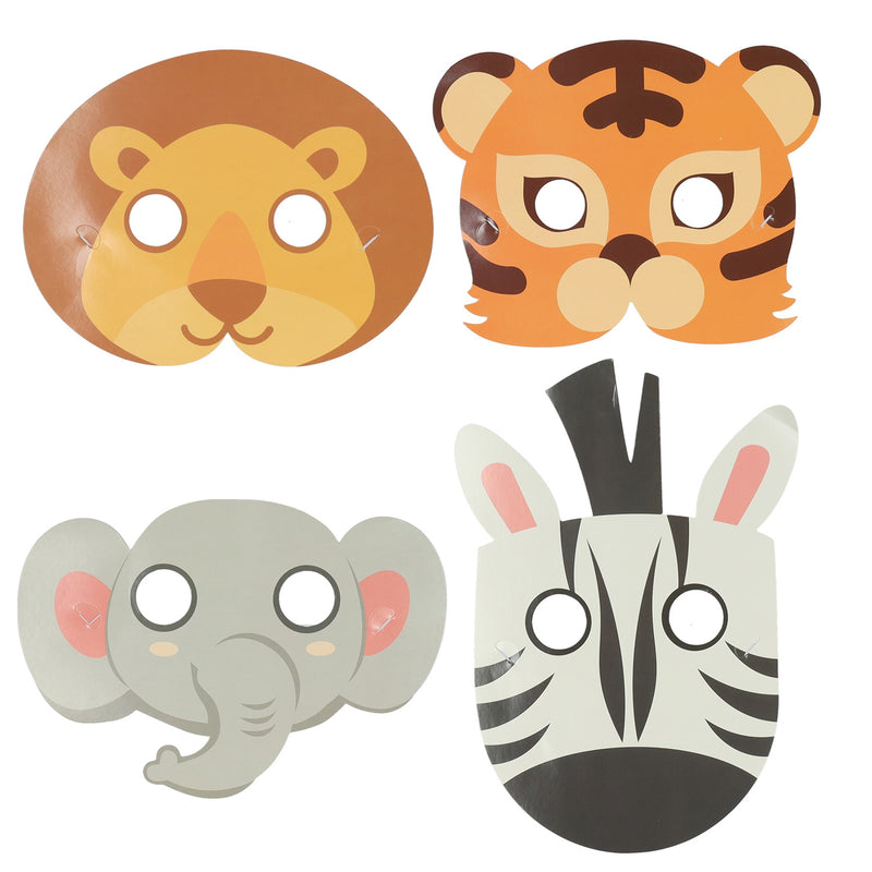 Load image into Gallery viewer, Masker jungle papier set, 8st.
