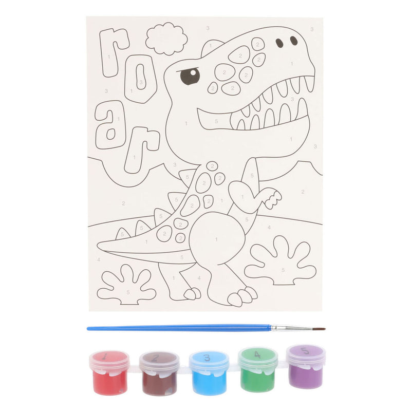 Cargue la imagen en el visor de la galería, Schilderen op nummer set dier voor kinderen