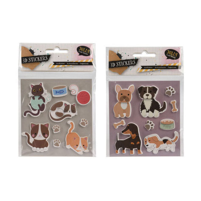 Load image into Gallery viewer, 3d stickervel huisdieren
