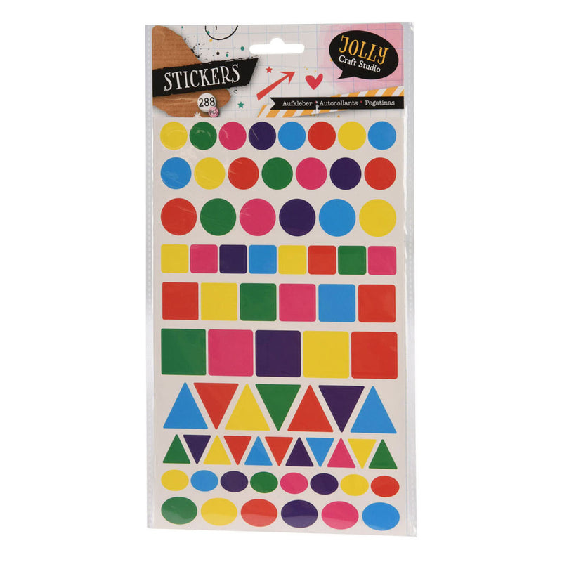 Laden Sie das Bild in Galerie -Viewer, Stickers geometrische vormen, 288st.