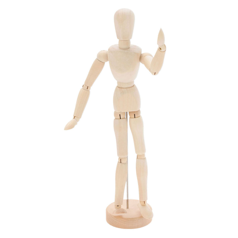 Load image into Gallery viewer, Tekenpop hout, 33cm