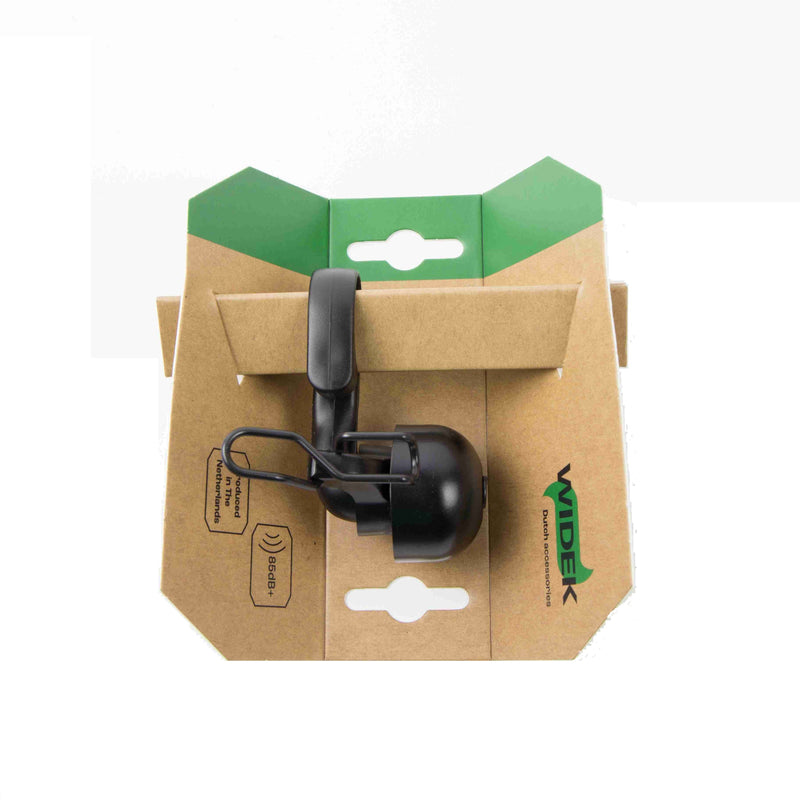 Load image into Gallery viewer, Qibbel widek bel met beugel e-bike powdercoated zwart