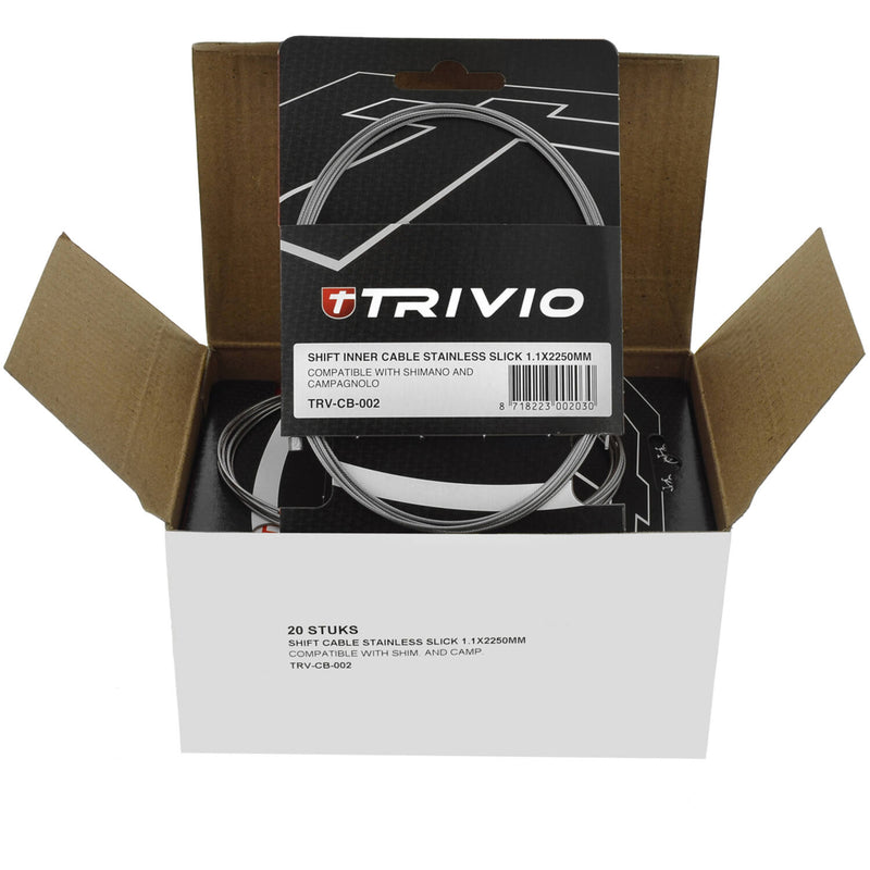 Load image into Gallery viewer, Trivio - derailleur binnenkabel rvs slick 1.1x2250mm - 20 st.