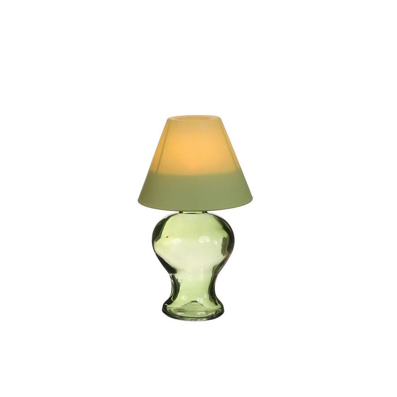 Chargez l'image dans la visionneuse de la galerie, Ideas 4 seasons glas lamp amber voor theelichtje ã˜9 h.16 cm soft green