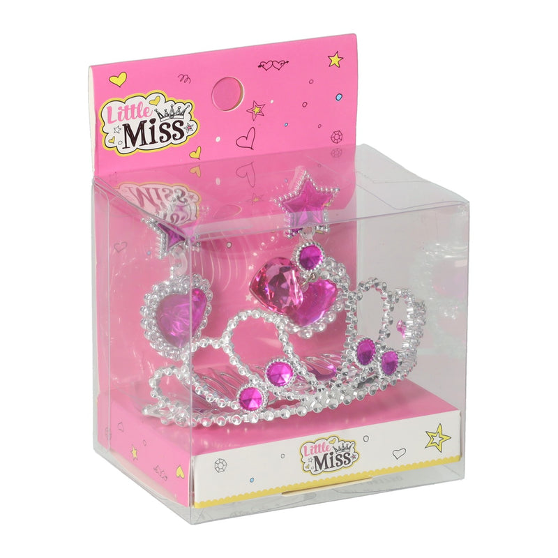 Afbeelding laden in galerijviewer, Prinsessen accessoireset tiara en oorbellen