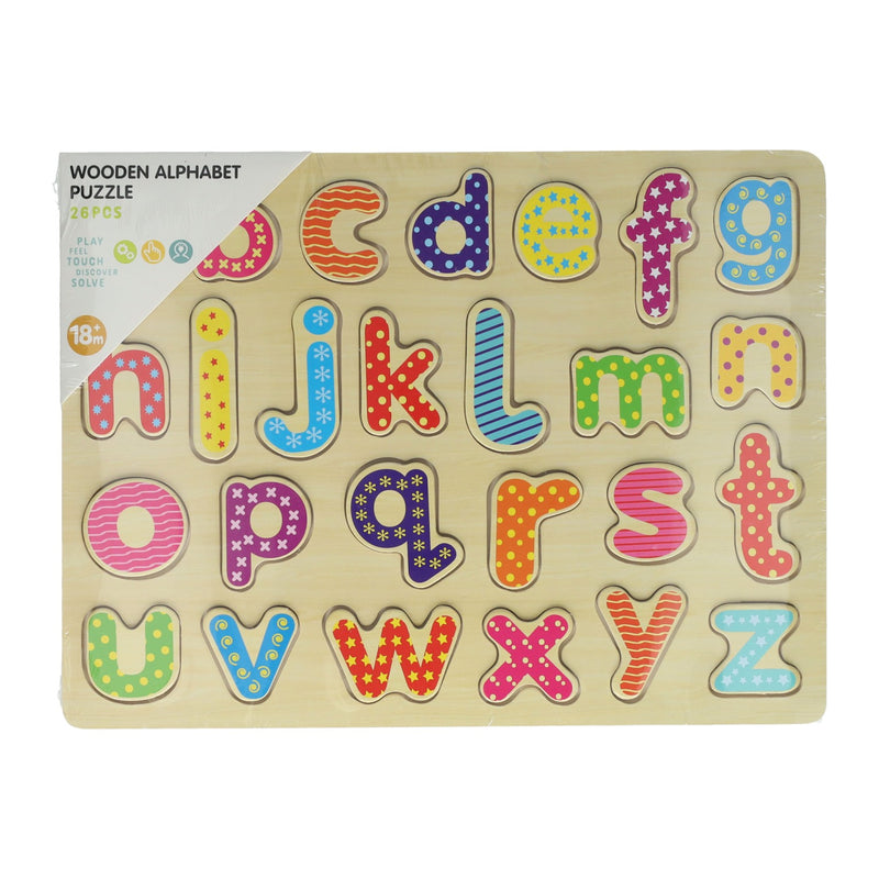 Afbeelding laden in galerijviewer, Houten alfabetpuzzel - 26st.
