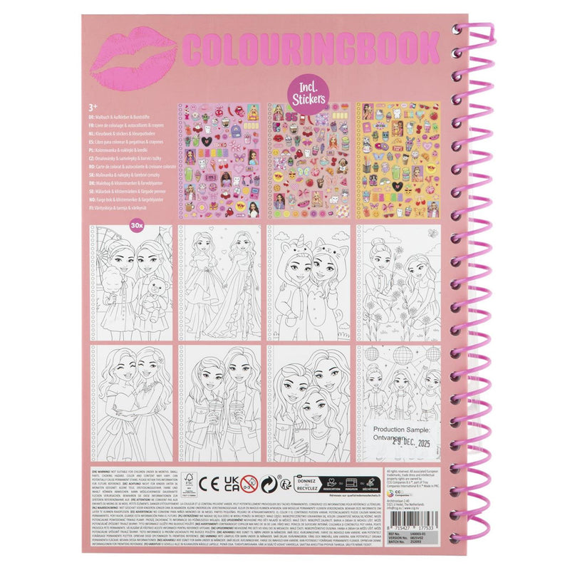 Cargue la imagen en el visor de la galería, Besties kleurboek neon a4 30 vel
