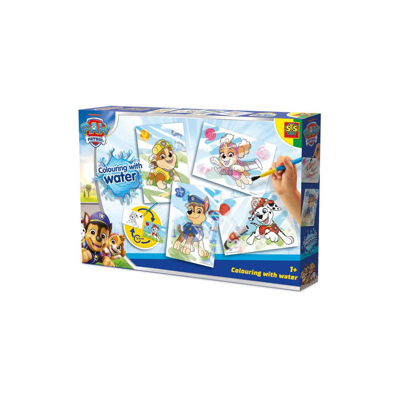 Afbeelding laden in galerijviewer, Ses paw patrol - kleuren met water