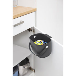 Load image into Gallery viewer, Rotho albula bio afvalbakje 3.2l antraciet