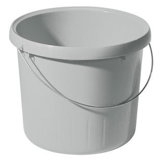 Afbeelding laden in galerijviewer, Curver emmer 5l lichtgrijs rond d23xh19.2cm