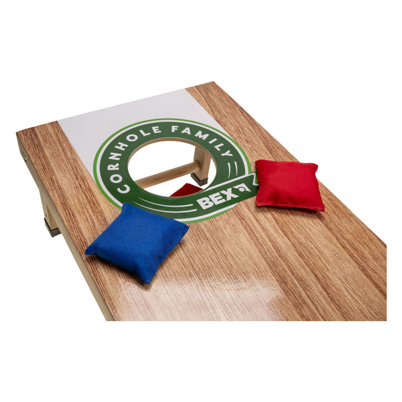 ギャラリービューアに画像をロードする, Bex sport bex cornhole family – amerikaans werpspel – bean bag spel – compacte cornhole set met 1 speelbord (60x30x7 cm) – inclusief 8 pittenzakken – vanaf 8 jaar