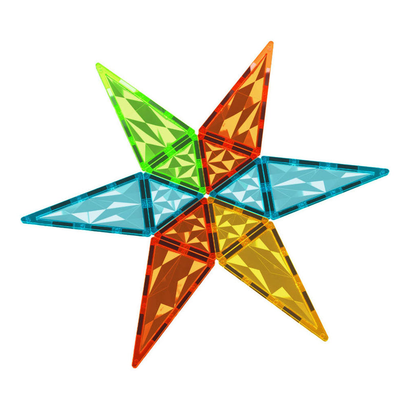 Afbeelding laden in galerijviewer, Geomag magnetische tegels edelstenen raket set - 32dlg.