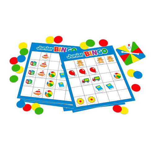 Afbeelding laden in galerijviewer, Tactic junior bingo - kinderspel - kleurrijk bingospel voor jonge kinderen - leer herkennen, zoeken en combineren - gezelschapsspel voor het hele gezin - 2 tot 6 spelers - vanaf 4 jaar