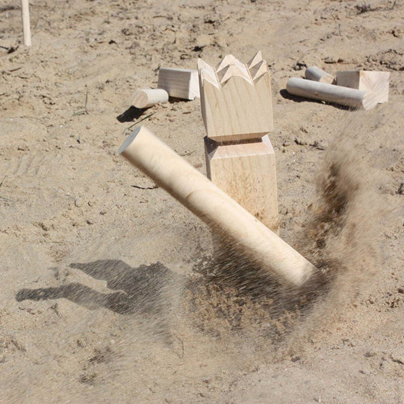 Chargez l'image dans la visionneuse de la galerie, Tactic kubb – vang- en werpspel – origineel zweeds werpspel in handige draagbare doos – duurzaam grenenhout