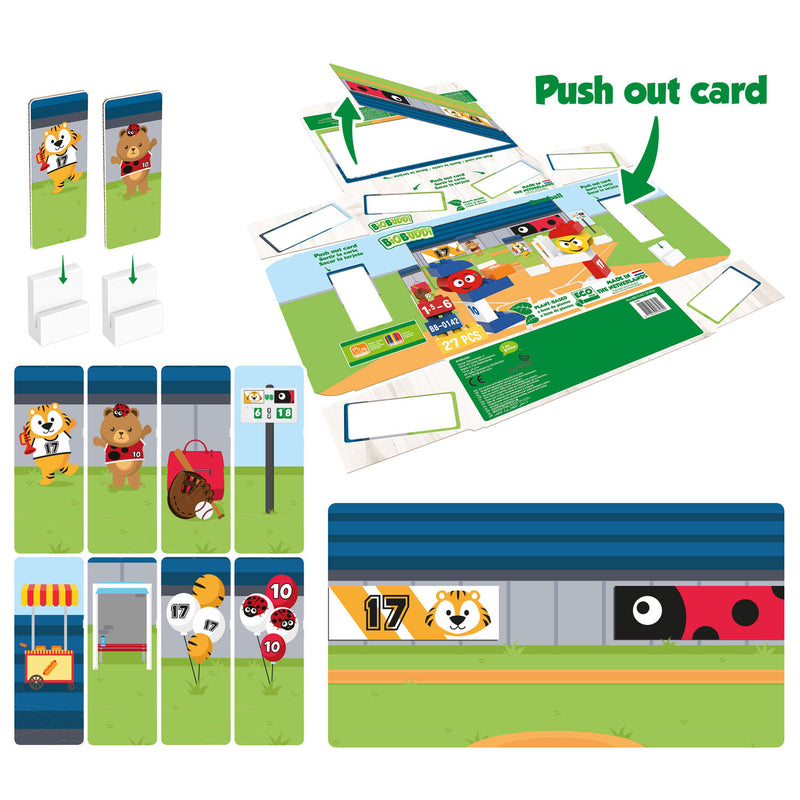 Load image into Gallery viewer, Biobuddi bouwset honkbal - 27dlg.