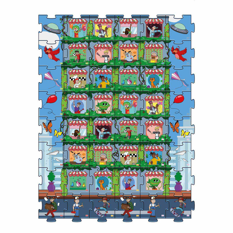 Load image into Gallery viewer, Biobuddi 2in1 puzzel en memo city life