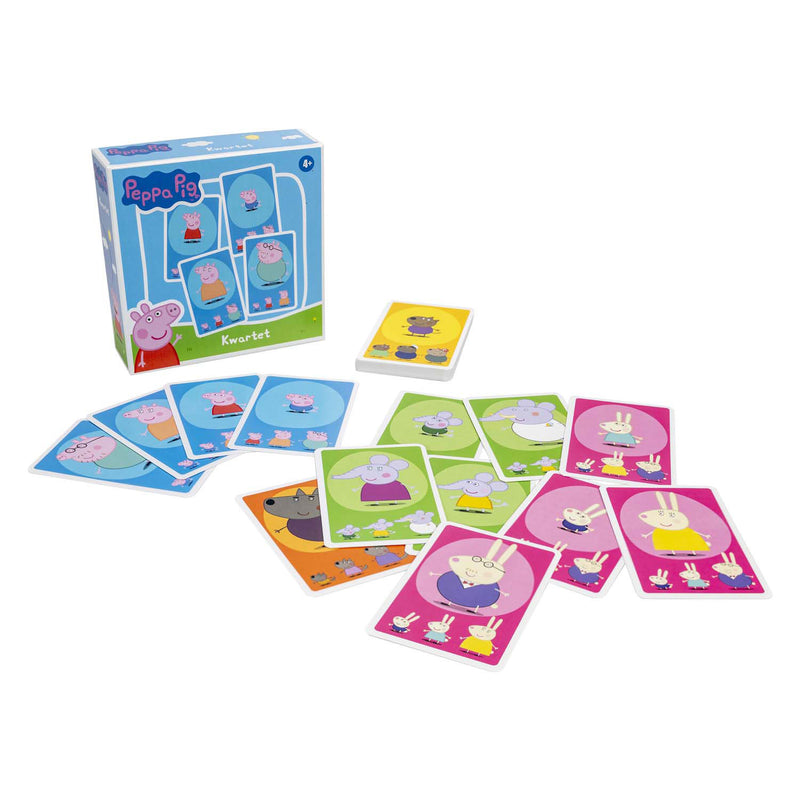 Afbeelding laden in galerijviewer, Tactic peppa pig kwartet – kaartspel – kinderspel – vanaf 4 jaar – 2-4 spelers