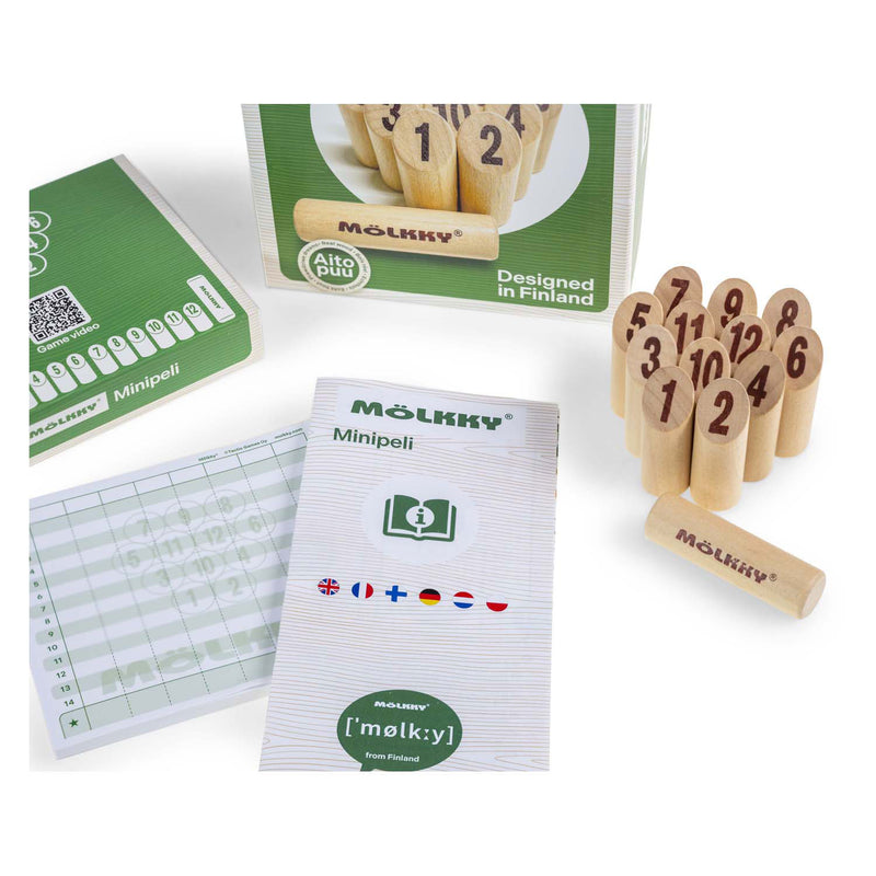 Load image into Gallery viewer, Selecta molkky mini spel werpspel