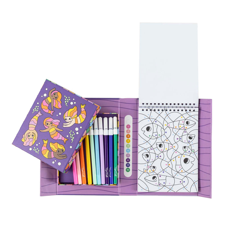 Load image into Gallery viewer, Selecta kleuren op nummer - zeemeerminnen en vrienden