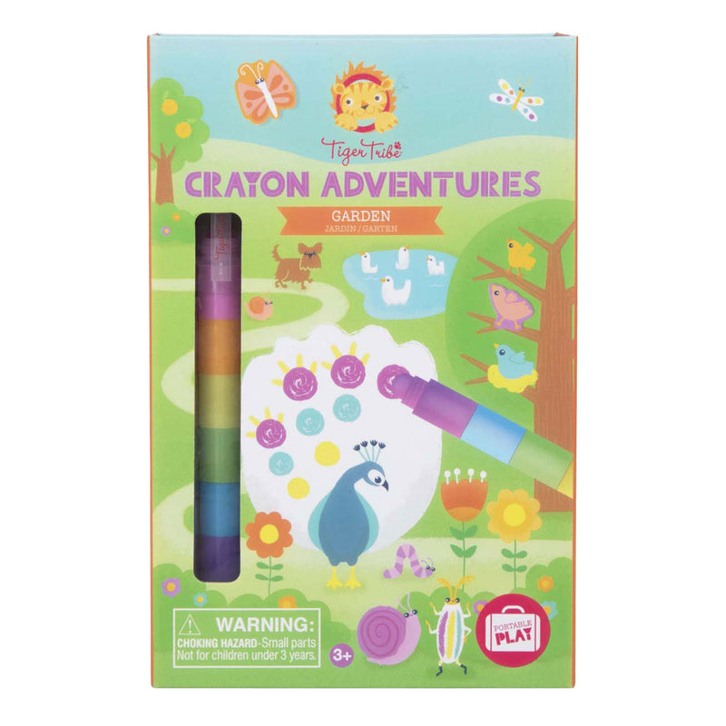 Chargez l'image dans la visionneuse de la galerie, Tiger tribe waskrijt kleurset crayon adventures tuin -