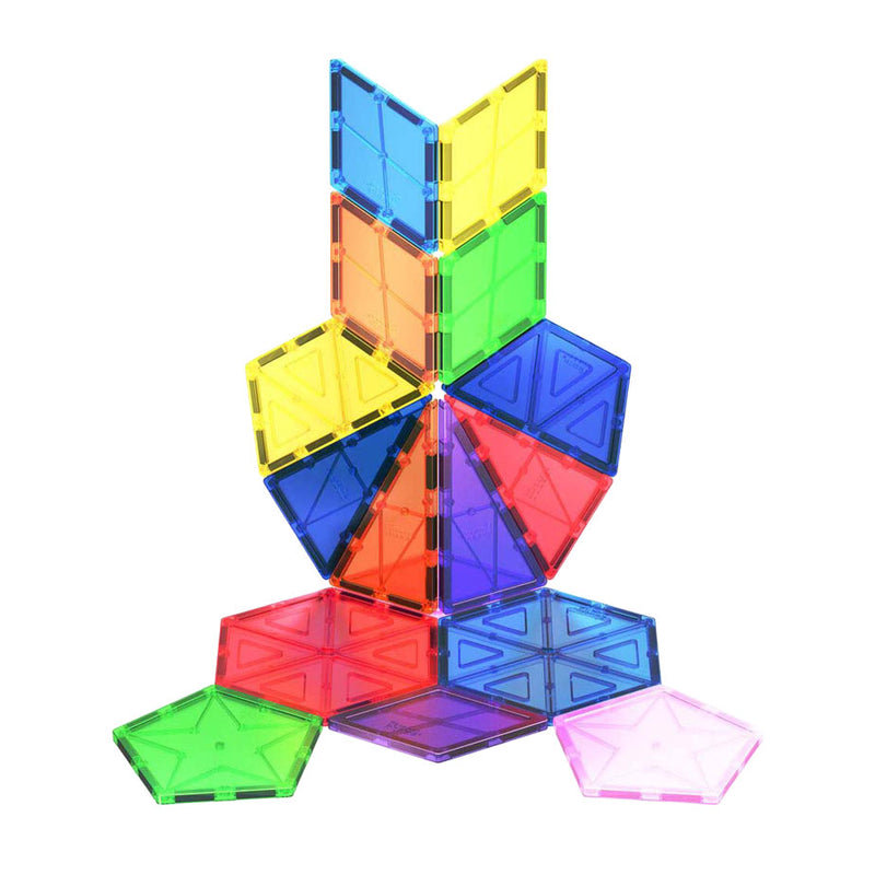 Afbeelding laden in galerijviewer, Picasso tiles tactic - constructiespeelgoed - magnetic tiles - magnetische tegels - geometry set - stem speelgoed - creatief bouwspeelgoed - 16-delig - vanaf 3 jaar
