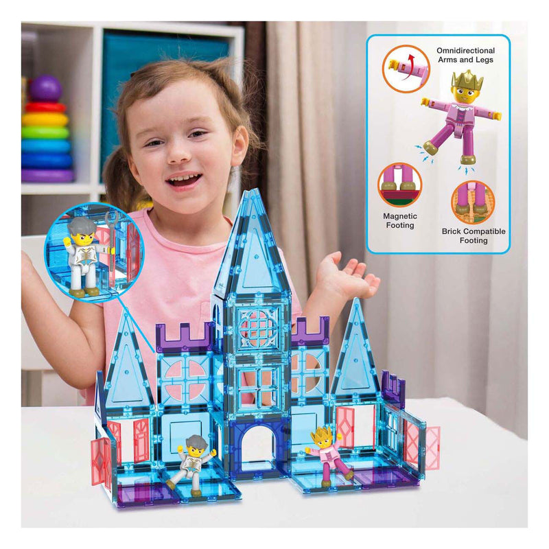 Load image into Gallery viewer, Selecta picassotiles winter theme - magnetische bouwtegels, 72dlg.