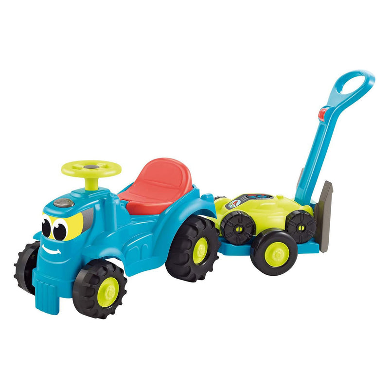 Load image into Gallery viewer, Ecoiffier tractor met aanhanger en grasmaaier