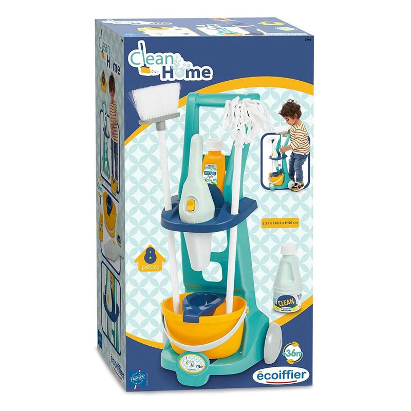 Afbeelding laden in galerijviewer, Ecoffier reinig opberg kit ecoiffier clean home speelgoed 8 onderdelen
