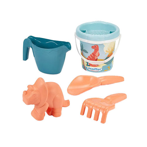 Load image into Gallery viewer, Ecoiffier bolderkar met emmerset dino, 7dlg.