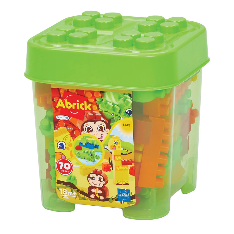 Load image into Gallery viewer, Ecoffier ecoiffier abrick bouwblokken jungle in opbergbox - 70dlg.