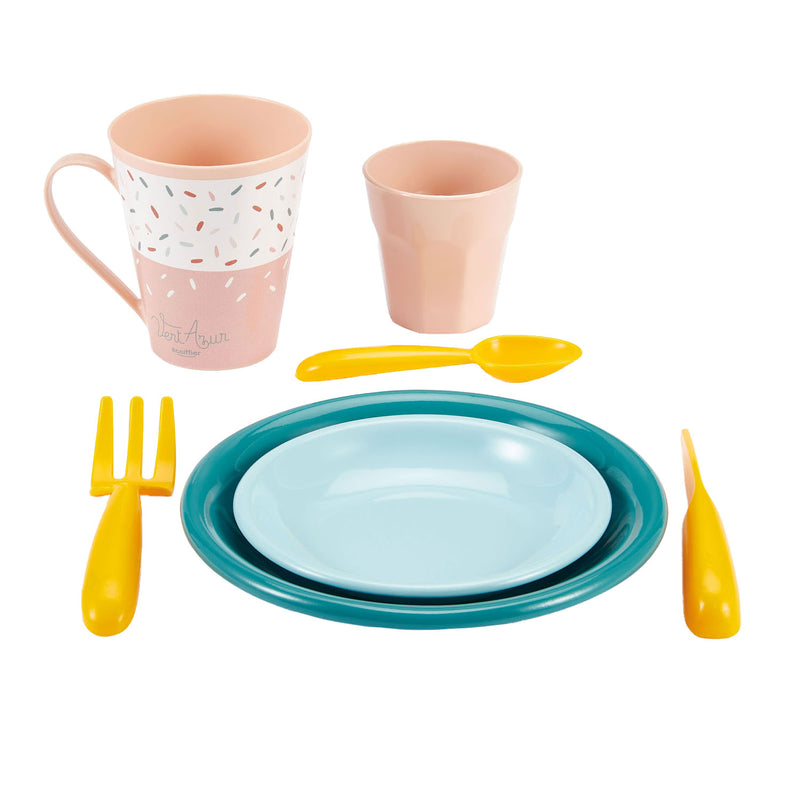 Afbeelding laden in galerijviewer, Écoiffier ecoiffier vert azur picknick speelset met kartonnen picknickmand - 32dlg.