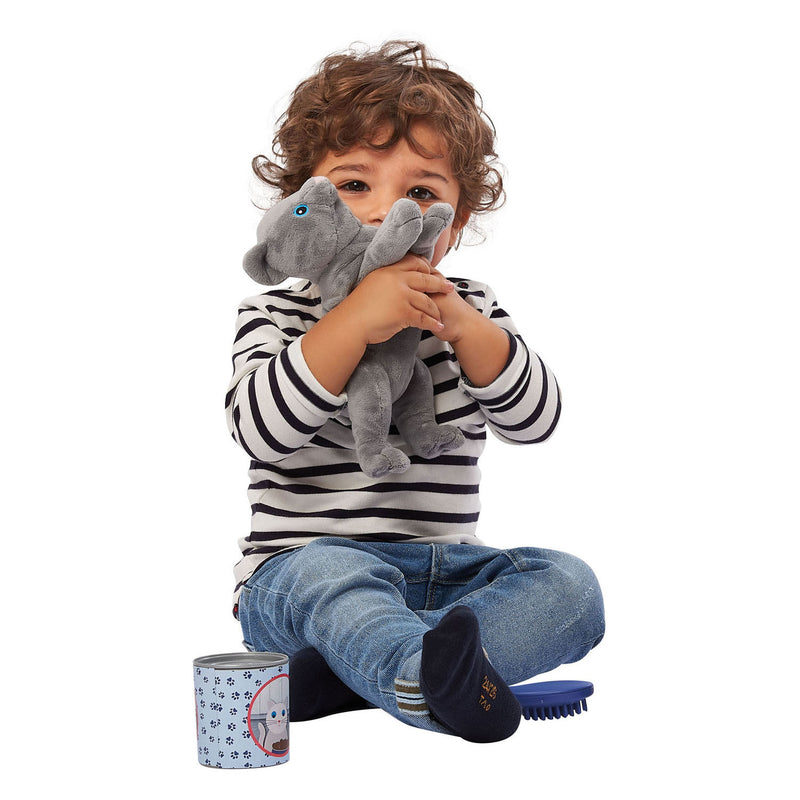 Load image into Gallery viewer, Ecoiffier knuffel kat met kattenmand speelset, 9dlg.