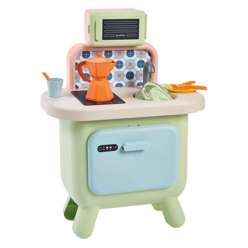 ギャラリービューアに画像をロードする, Ecoiffier eociffier vert azur saliekleurige keuken - 17dlg.