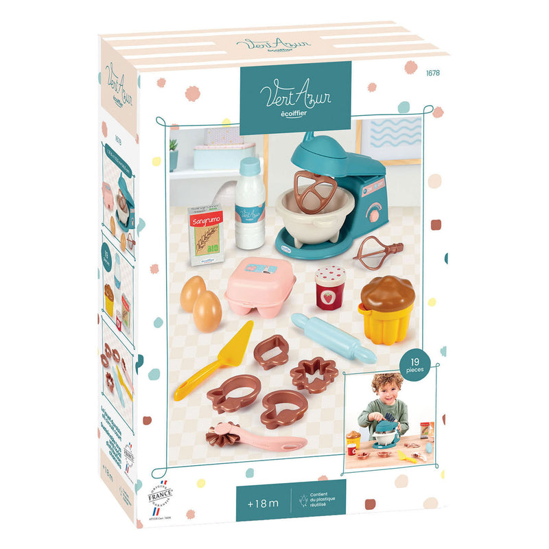 Load image into Gallery viewer, Ecoiffier vert azur patisserieset - 19dlg.