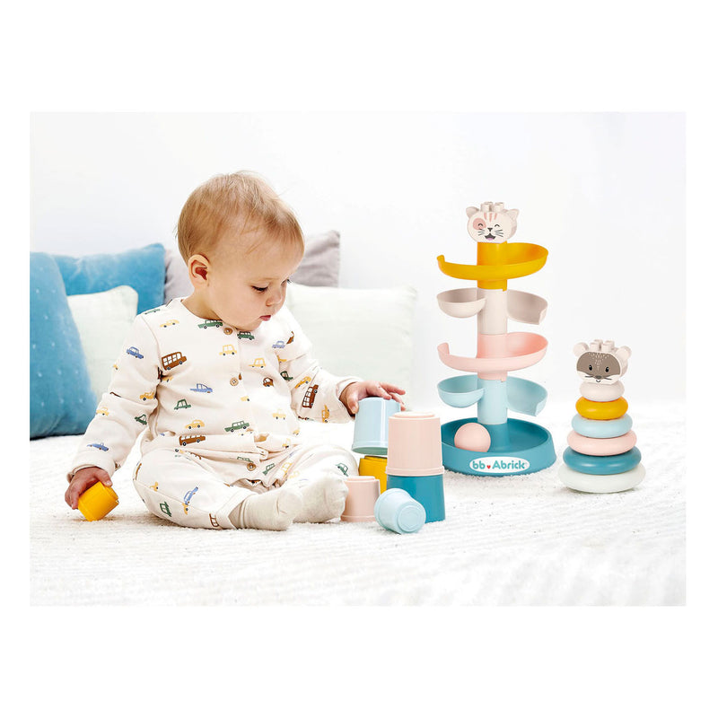 Load image into Gallery viewer, Ecoiffier bb abrick 3in1 babyspeelgoed in opberbox - 23dlg.