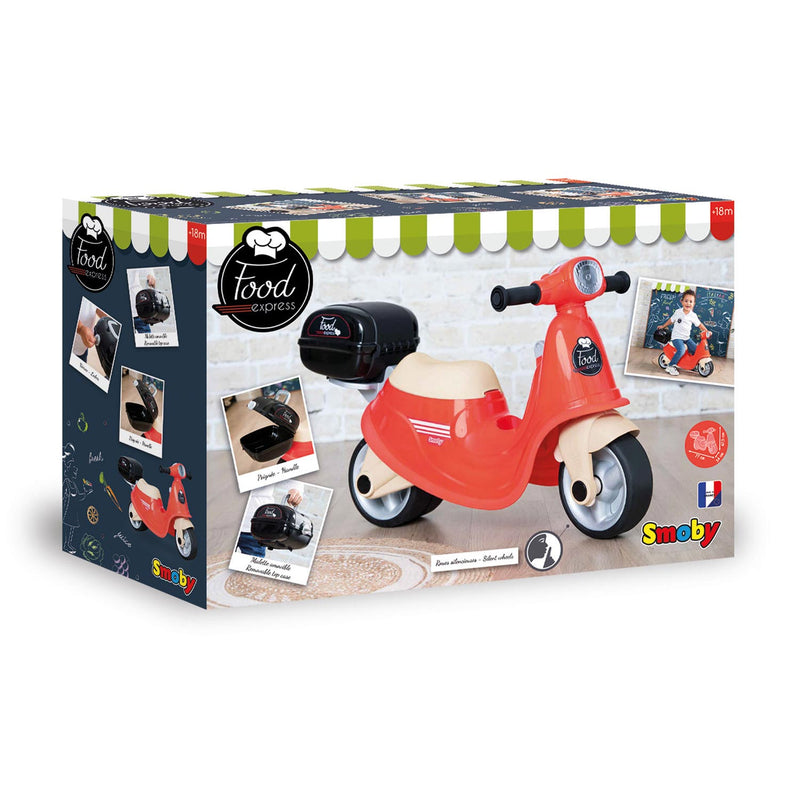 Load image into Gallery viewer, Smoby Scooter Ride On Food Express