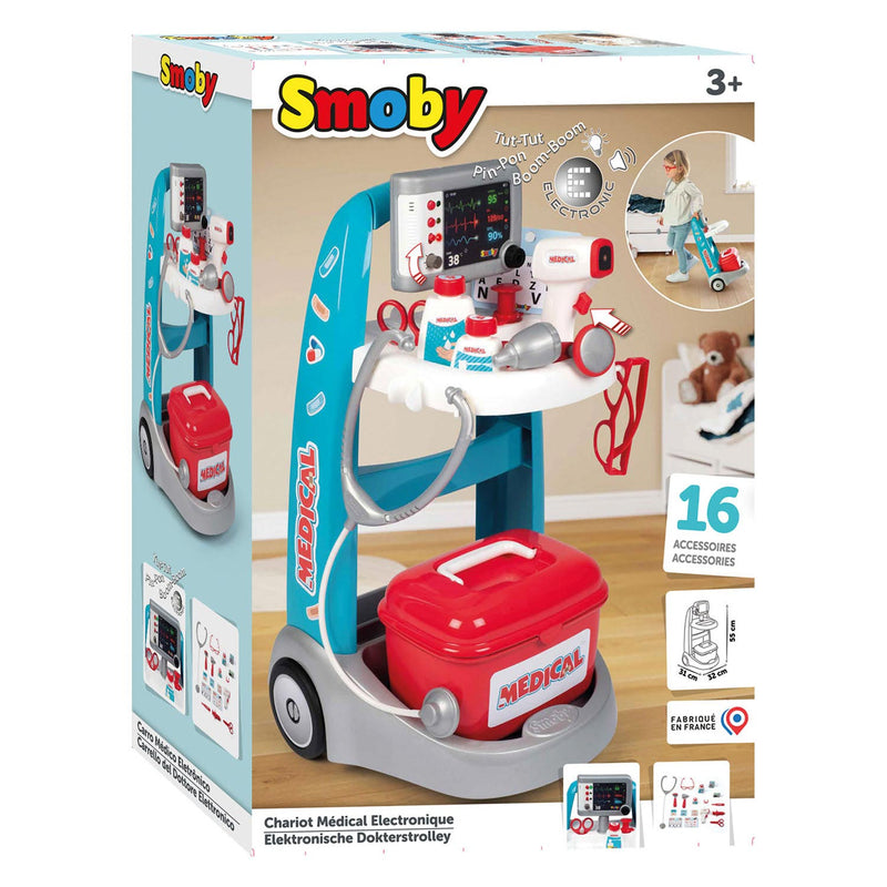 Load image into Gallery viewer, Smoby Elektronische Doktertrolley