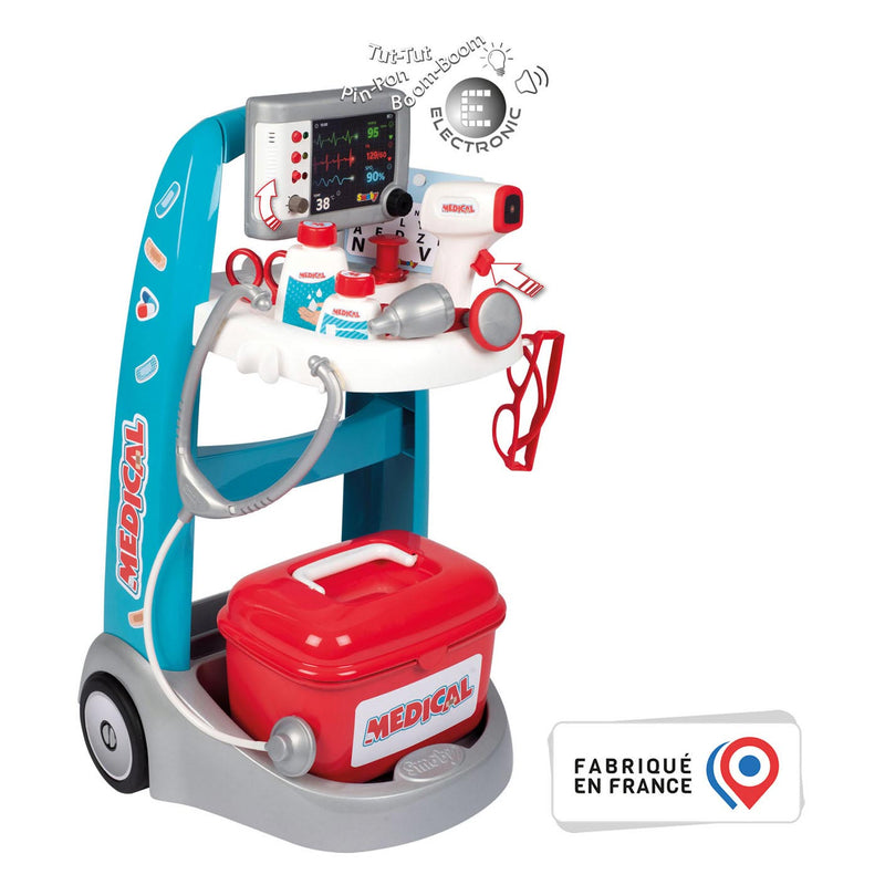 Load image into Gallery viewer, Smoby Elektronische Doktertrolley