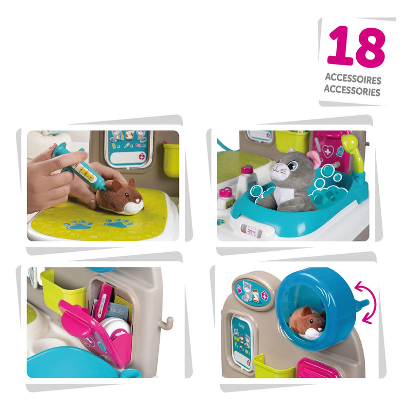 Load image into Gallery viewer, Smoby Dierendokter Centrum 18dlg.