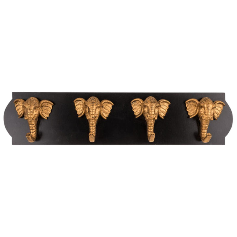Laden Sie das Bild in Galerie -Viewer, Ootb houten kapstok olifant ca. 48x11x5,5cm