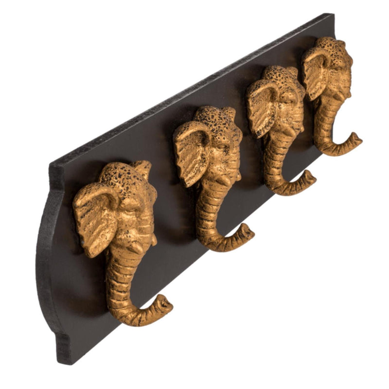 Laden Sie das Bild in Galerie -Viewer, Ootb houten kapstok olifant ca. 48x11x5,5cm
