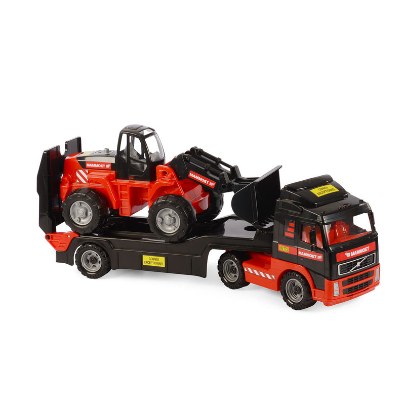Load image into Gallery viewer, Mammoet toys cavallino mammoet vrachtwagen met aanhanger en graafmachine