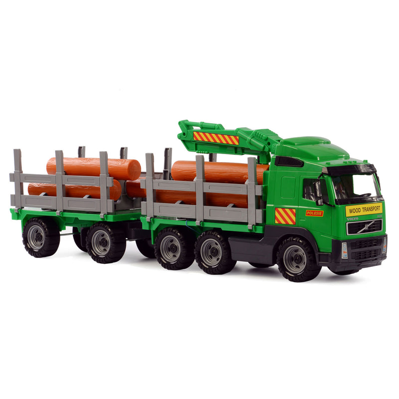 Load image into Gallery viewer, Cavallino volvo houttransport vrachtwagen met aanhanger