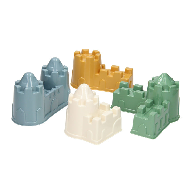 Load image into Gallery viewer, Cavallino kasteel zandvormen pastelkleuren, 4st.