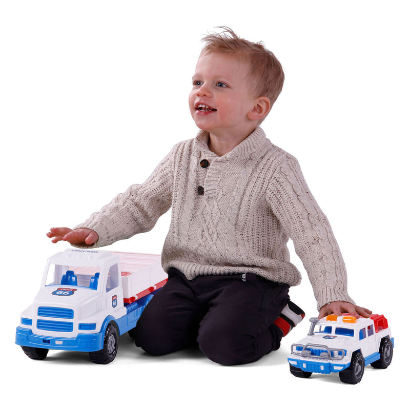 Load image into Gallery viewer, Cavallino xl torpedo vrachtwagen met jeep, 46,6cm