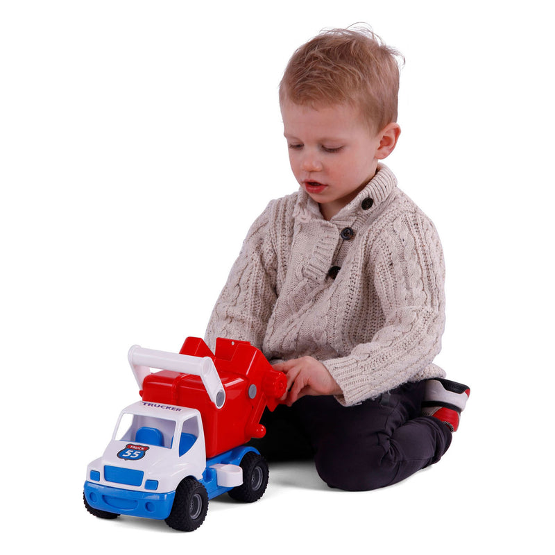 Laden Sie das Bild in Galerie -Viewer, Cavallino grip vuilniswagen met rubberbanden, 29cm
