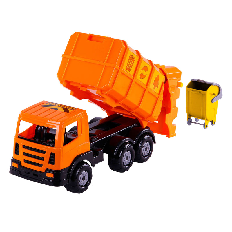 Afbeelding laden in galerijviewer, Cavallino xl vuilniswagen oranje, 42cm
