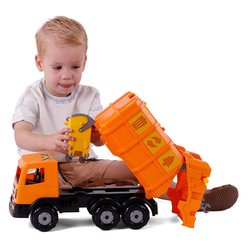 Afbeelding laden in galerijviewer, Cavallino xl vuilniswagen oranje, 42cm