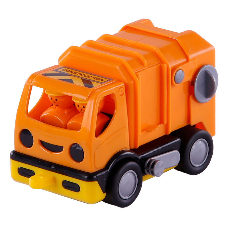 Load image into Gallery viewer, Cavallino mijn eerste vuilniswagen oranje, 19cm